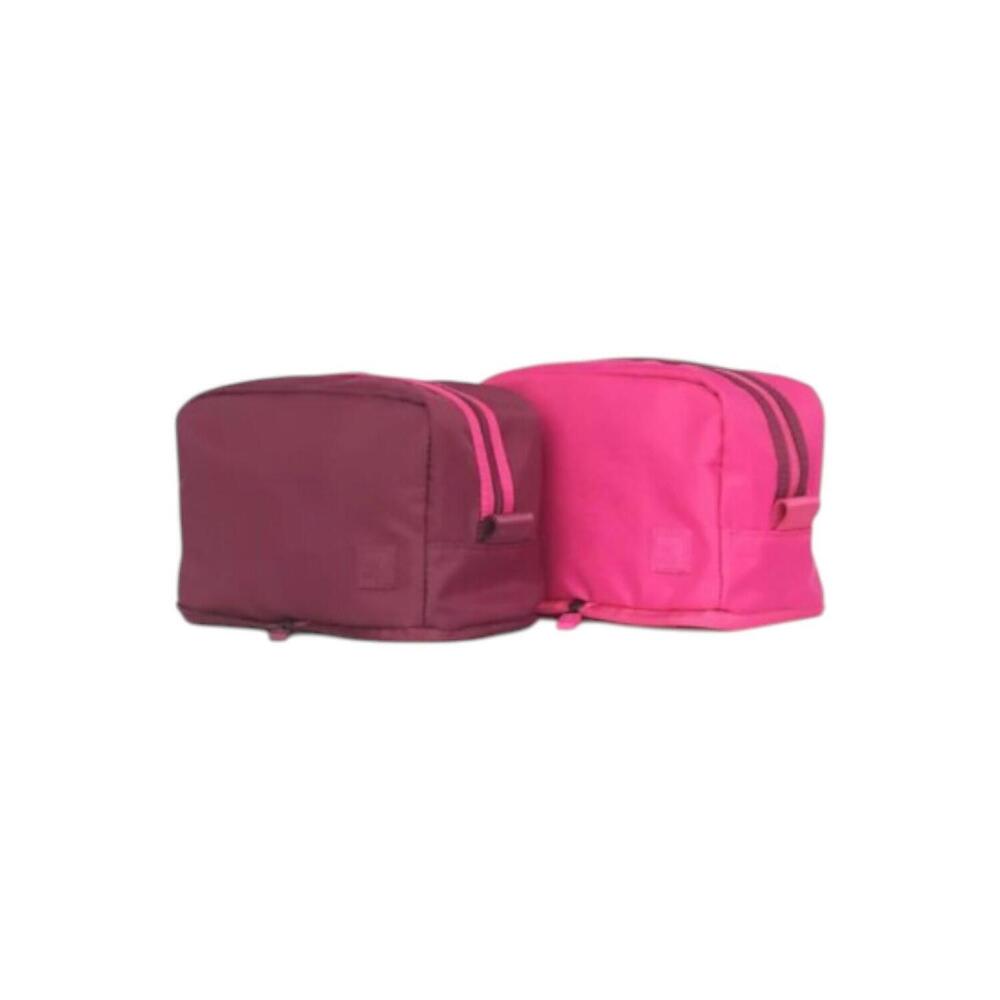 IHKWIP 2-pack Packable Cosmetic Cases Merlot/Berry